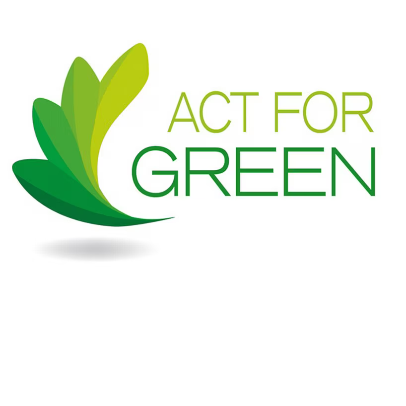 Act for green logo video launcher